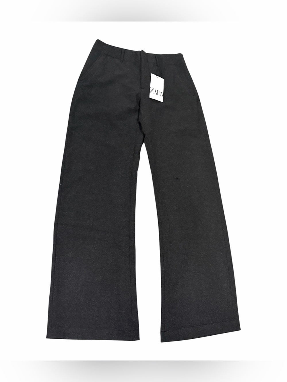 Zara black wide leg trouser pants size XS NWT